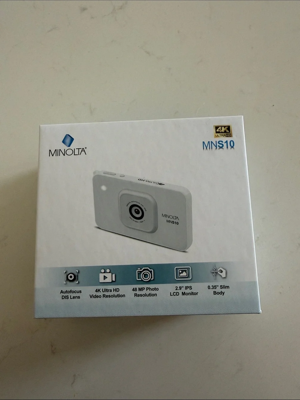 Minolta MNS10 4K Slim Ultra HD Action Camera